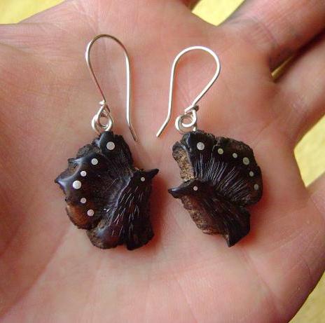 EARRINGS NA - 023 MEXICAN WOOD
