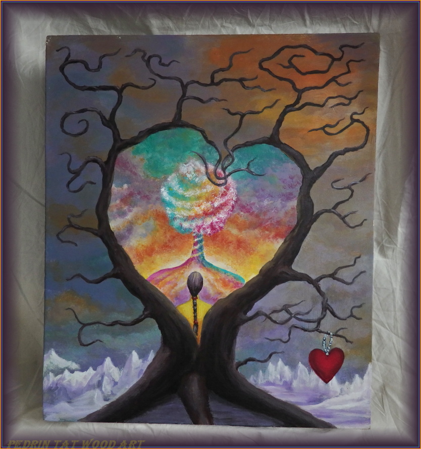 autorsk� obraz ...V SRDCI JE CESTA K SV�TLU...