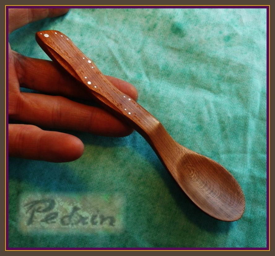 WOODEN small SPOON K-14 - Plum- tree