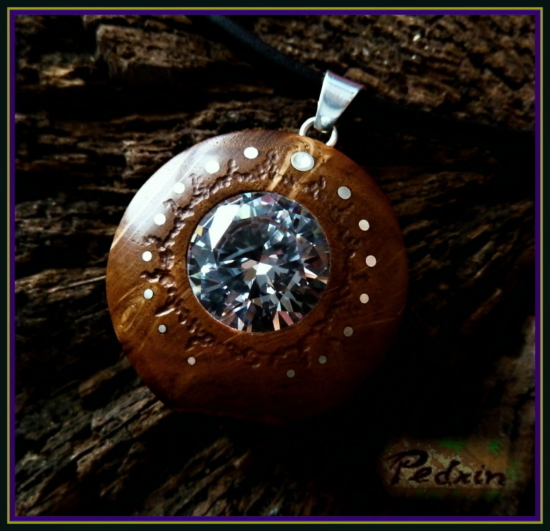 NECKLACE NH-214 Prague OAK - ZIRCON 15mm