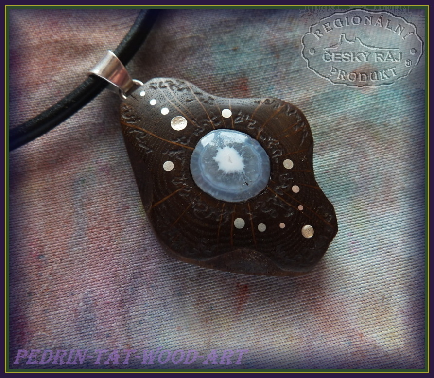 NECKLACE NH-254 OAK - AGATE