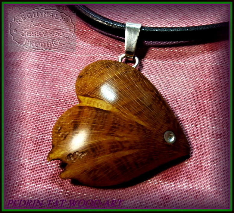 NECKLACES NH-280 Flying HEART of the PRUNUS