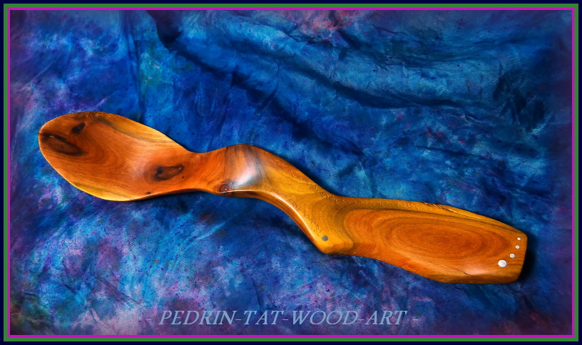 WOODEN big SPOON K-24 PRUNUS wood