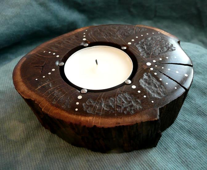 CANDLESTICK - SV-012 OAK
