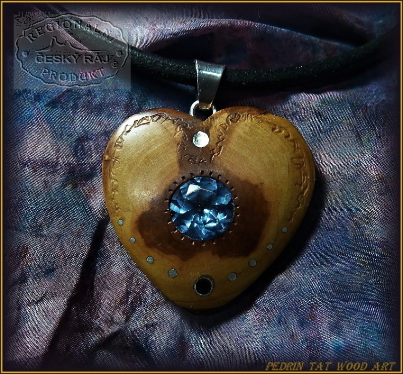 NECKLACES NH-354 Prunus root - AQUAMAREEN